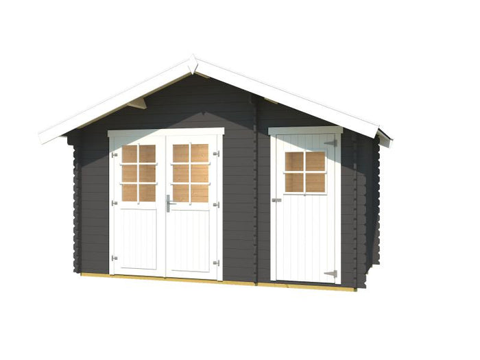 Weka Gartenhaus 253 Größe 1 28 mm graphitgrau