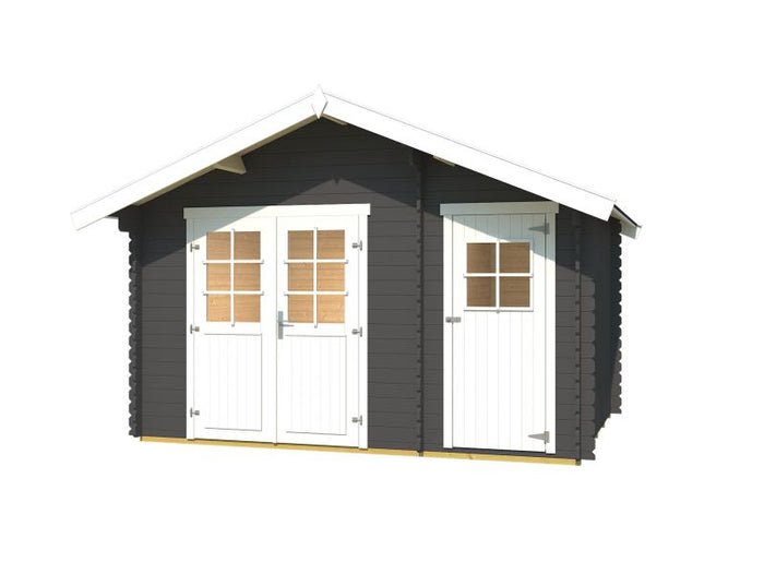 Weka Gartenhaus 253 Größe 2- 28 mm graphitgrau