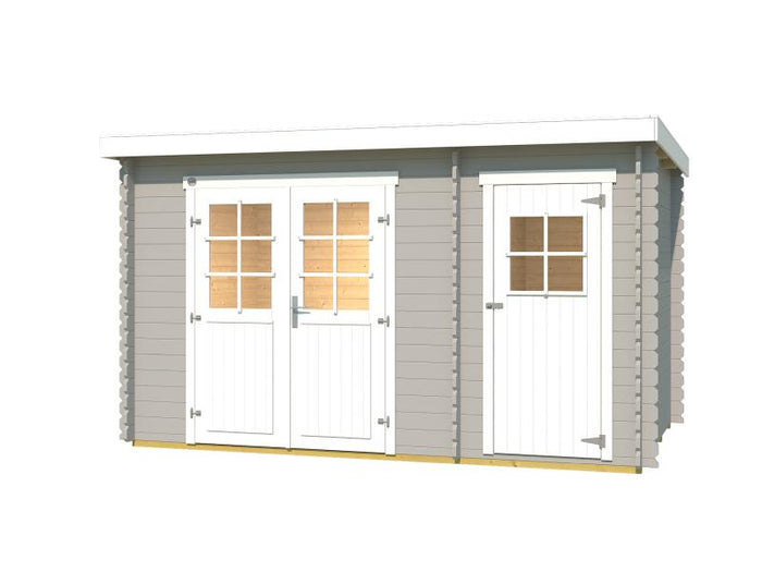 Weka Gartenhaus 254 Gr. 2 hellgrau