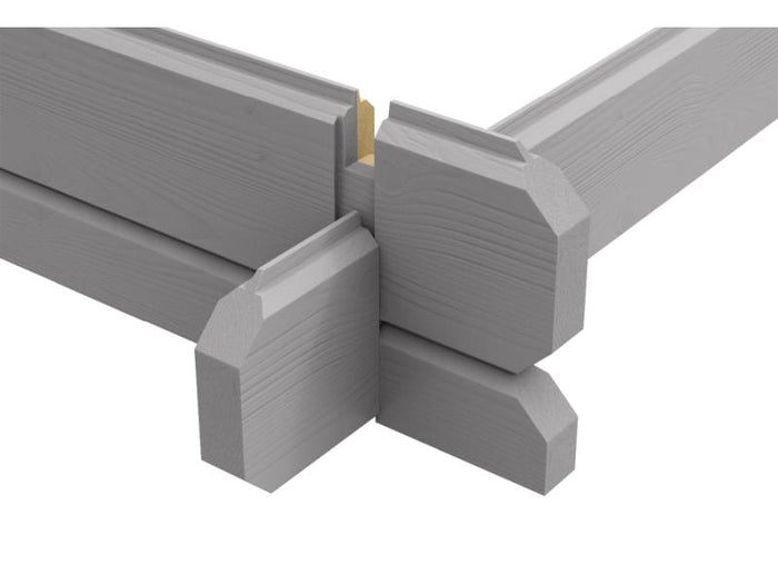 Weka Gartenhaus 254 Gr. 2 hellgrau