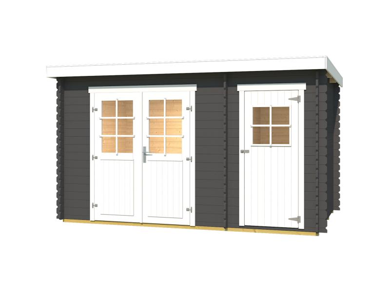 Weka Gartenhaus 254 Größe 1 28 mm graphitgrau