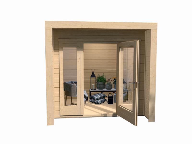 Weka Gartenhaus 263 Größe 1 naturbelassen