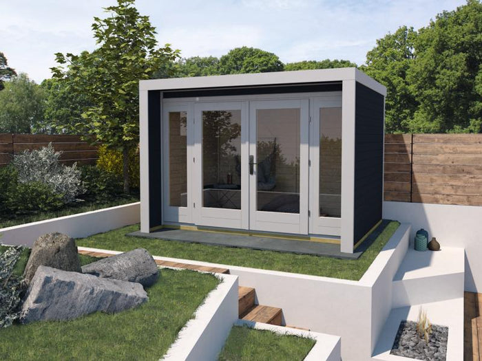 Weka Gartenhaus 263 Größe 2 anthrazit