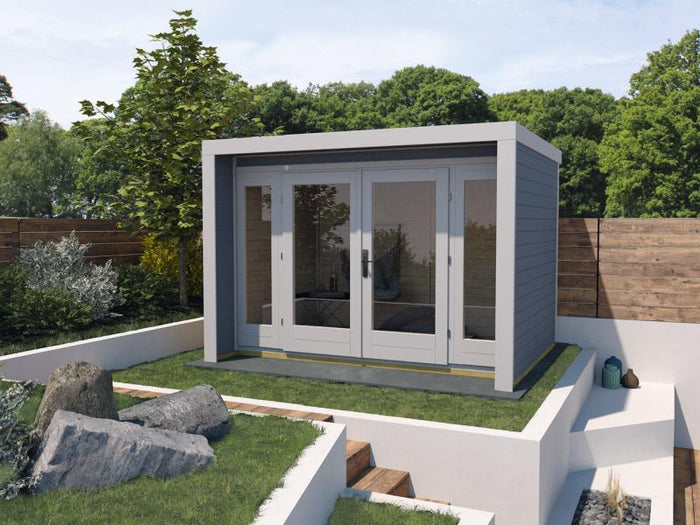 Weka Gartenhaus 263 Größe 2 grau