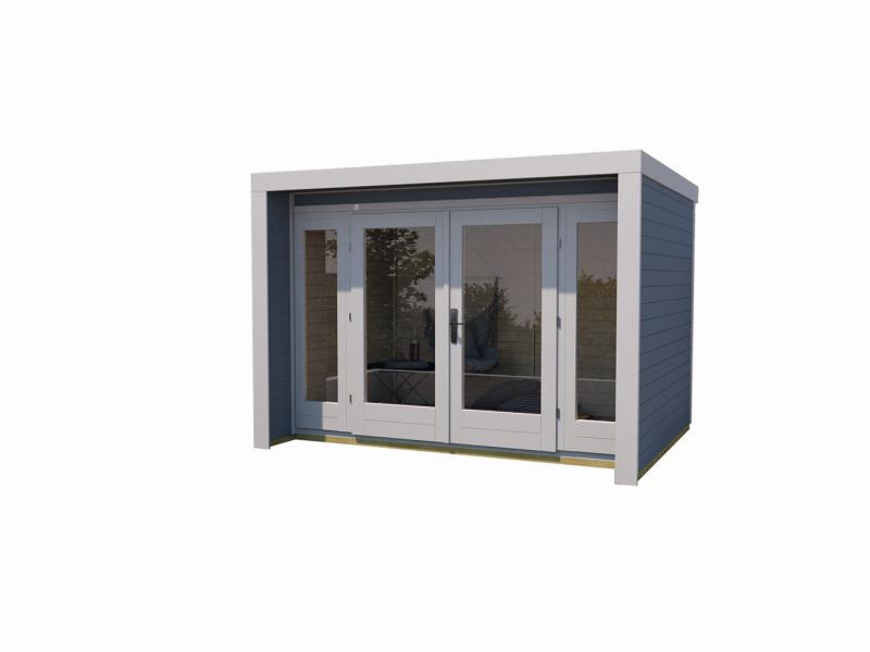 Weka Gartenhaus 263 Größe 2 grau