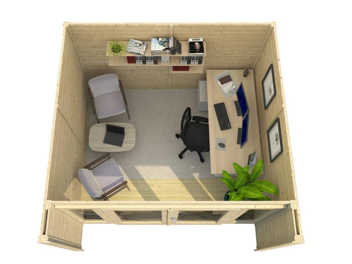 Weka Gartenhaus 263 Größe 2 grau