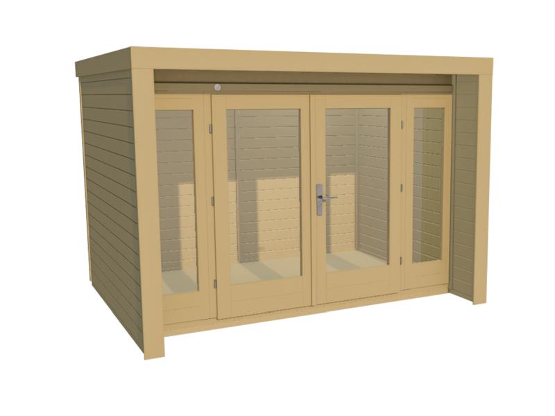 Weka Gartenhaus 263 Größe 2 naturbelassen