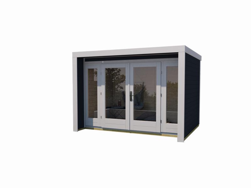 Weka Gartenhaus 263 Größe 3 anthrazit