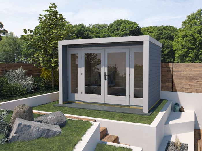 Weka Gartenhaus 263 Größe 3 grau