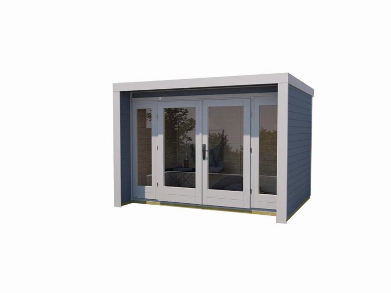 Weka Gartenhaus 263 Größe 3 grau