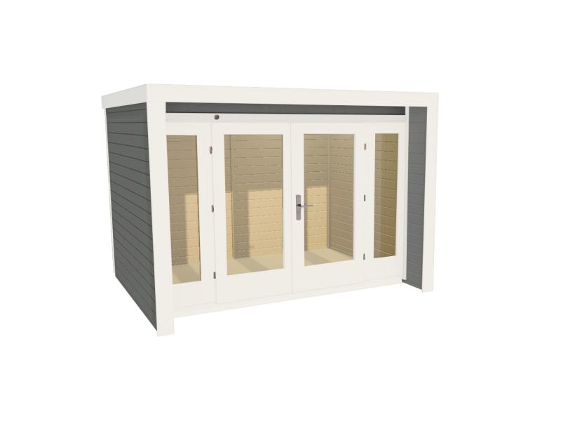 Weka Gartenhaus 263 Größe 3 grau