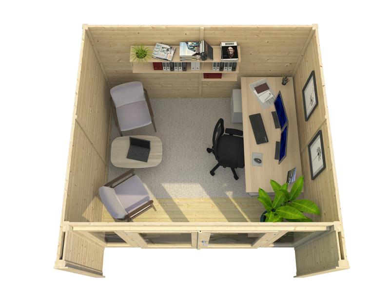 Weka Gartenhaus 263 Größe 3 naturbelassen