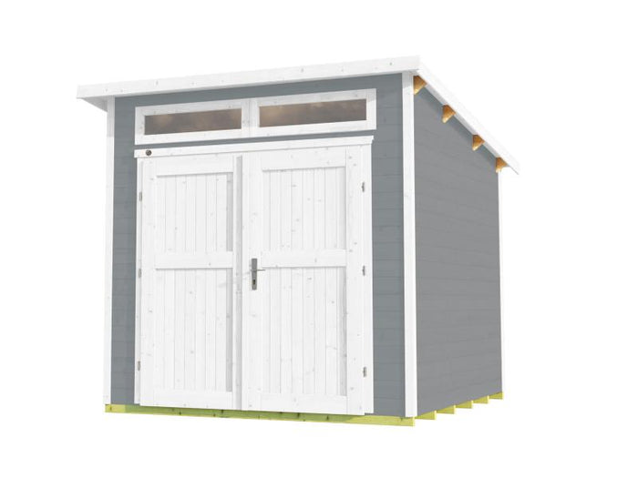 Weka Gartenhaus 264 Gr. 2 21 mm grau