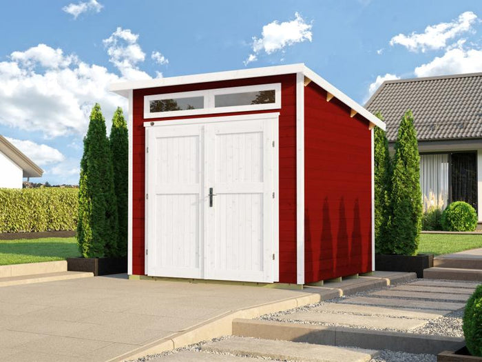 Weka Gartenhaus 264 Gr. 2 21 mm schwedenrot