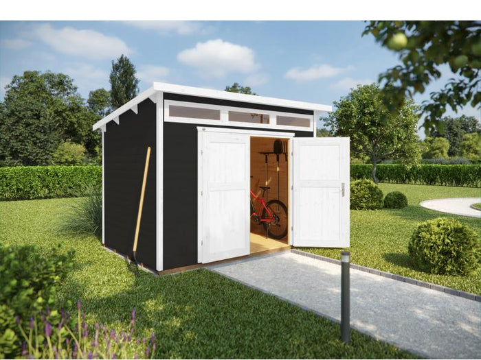 Weka Gartenhaus 264 Gr. 4 21 mm anthrazit