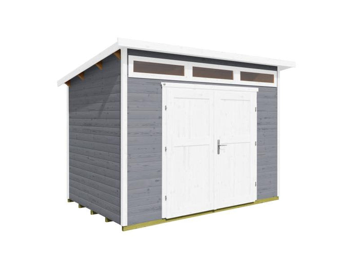 Weka Gartenhaus 264 Gr. 4 21 mm grau