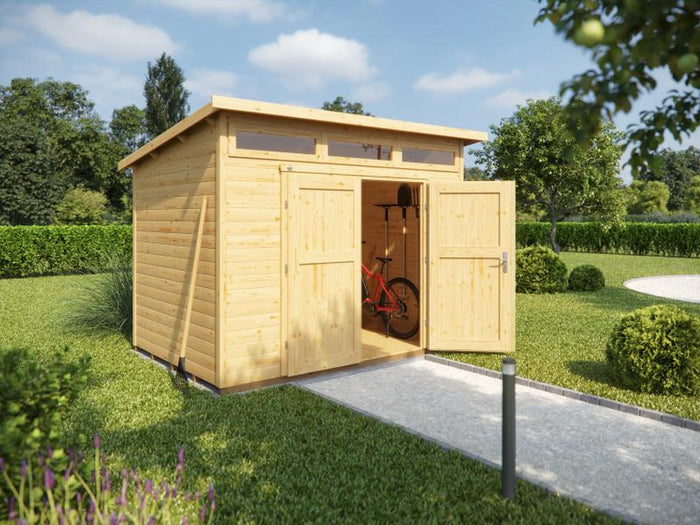 Weka Gartenhaus 264 Gr. 4 21 mm natur