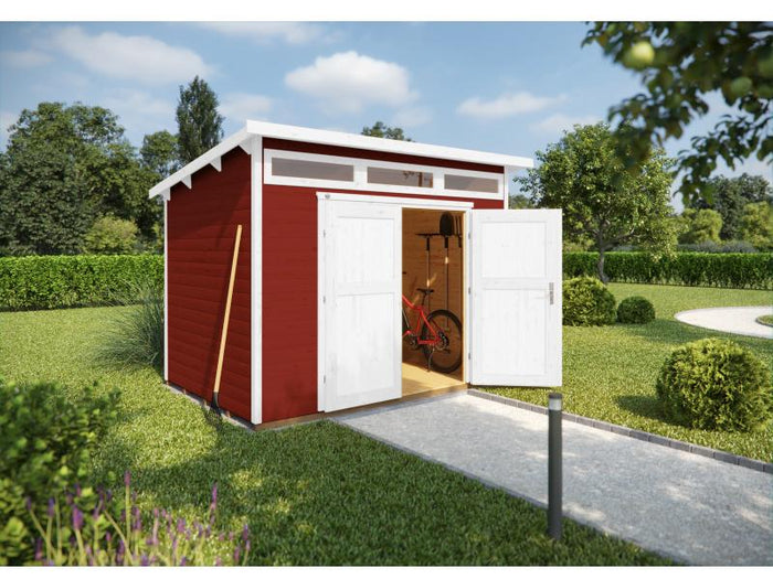 Weka Gartenhaus 264 Gr. 4 21 mm rot