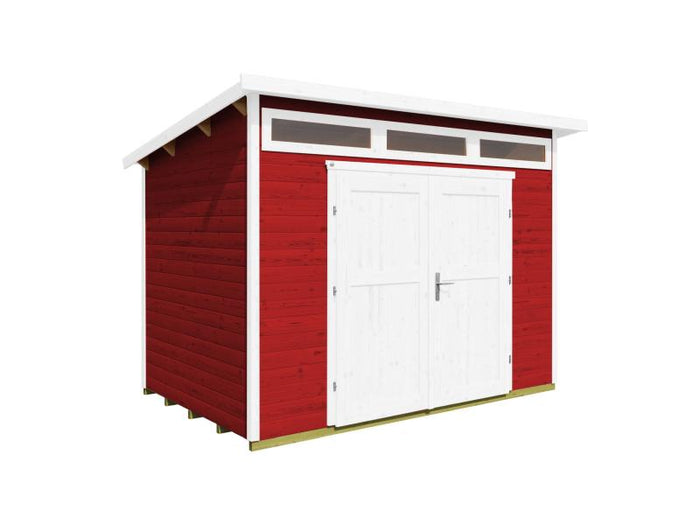 Weka Gartenhaus 264 Gr. 4 21 mm rot