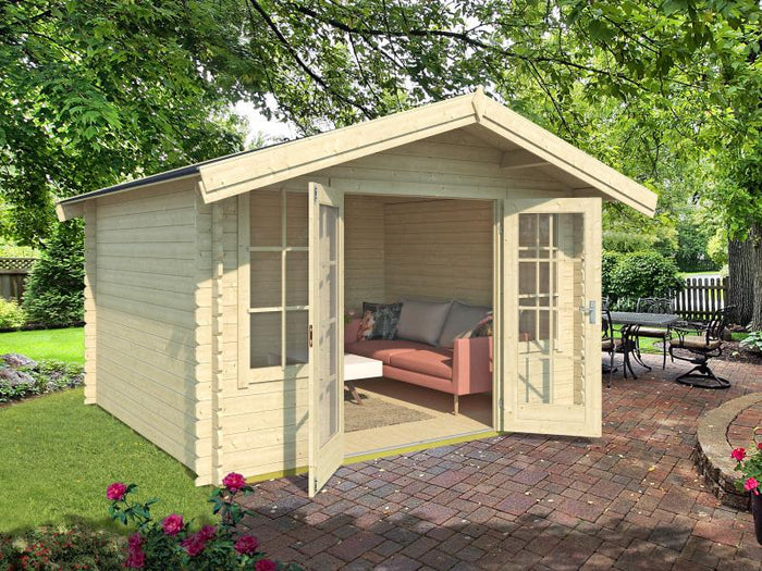 Weka Gartenhaus 284 natur 28 mm