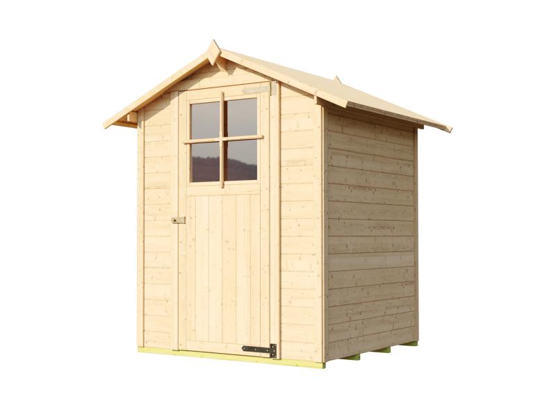 Weka Gartenhaus 317 Größe 1 mit Einzeltür natur