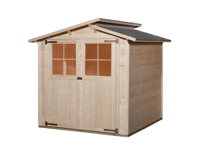 Weka Gartenhaus 323 Größe 1 natur