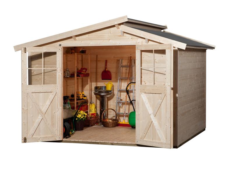 Weka Gartenhaus 323 Größe 3 natur