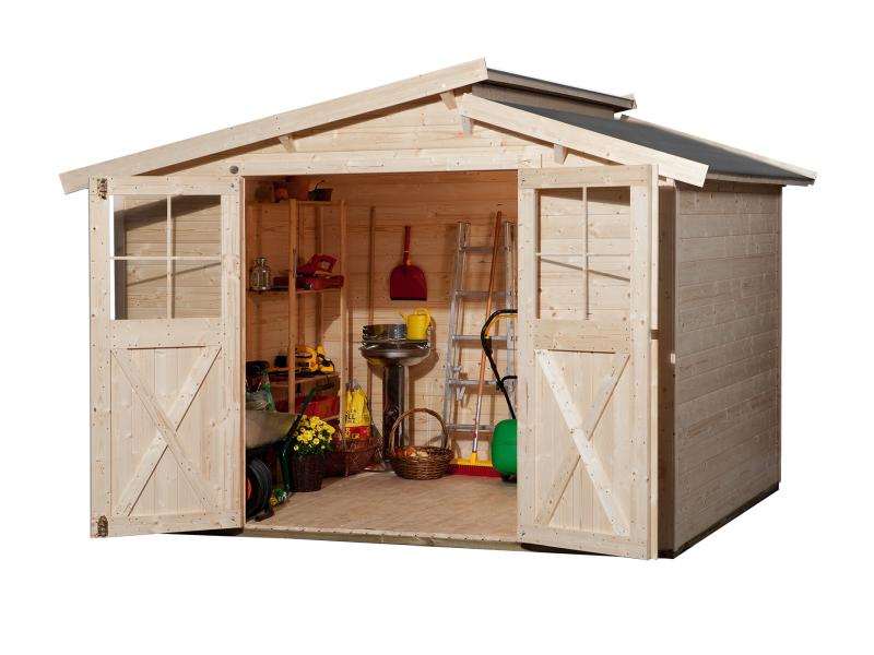 Weka Gartenhaus 323 Größe 4 natur