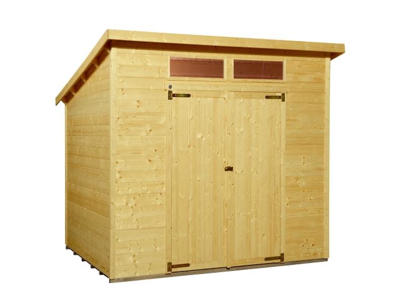 Weka Gartenhaus 325 A Größe 2 Eiche hell