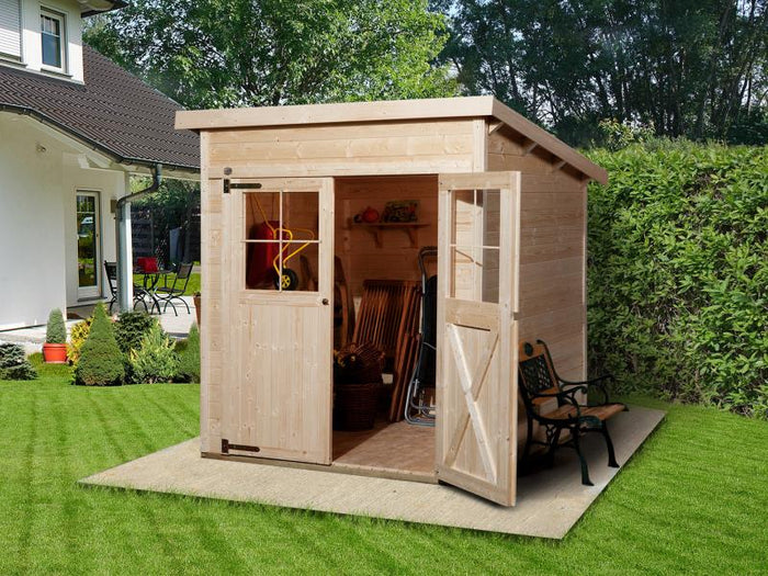 Weka Gartenhaus 325 Größe 1 natur