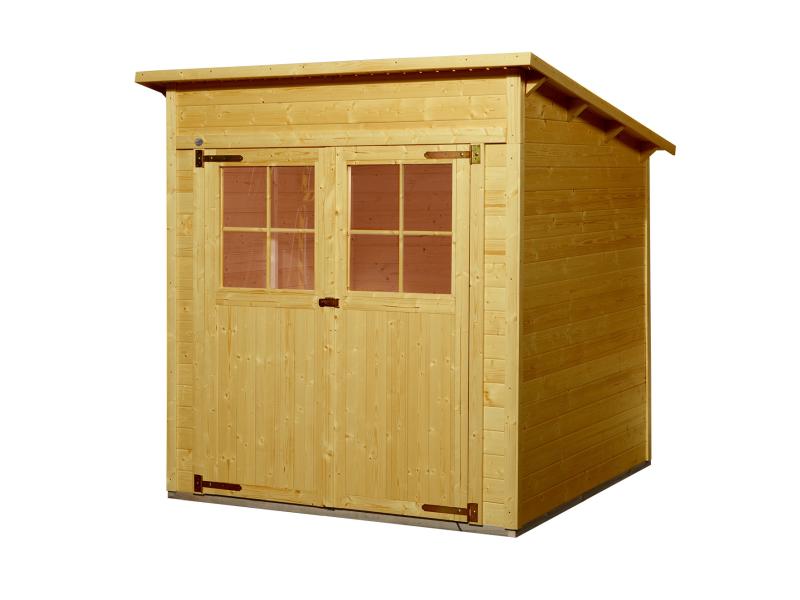 Weka Gartenhaus 325 Größe 2 Eiche hell lasiert
