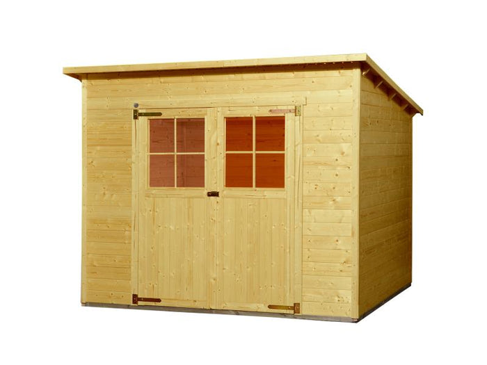 Weka Gartenhaus 325 Größe 3 Eiche hell lasiert