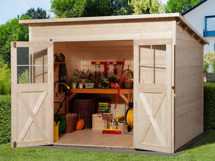 Weka Gartenhaus 325 Größe 3 natur