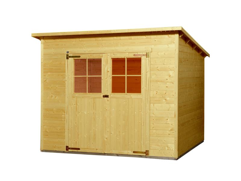 Weka Gartenhaus 325 Größe 4 Eiche hell lasiert