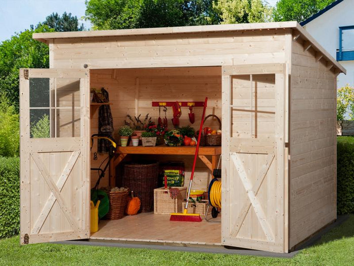 Weka Gartenhaus 325 Größe 4 natur