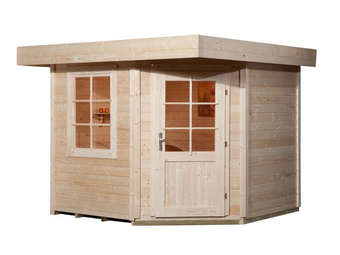 Weka Gartenhaus 5-Eck-Haus 213 Gr 1 natur