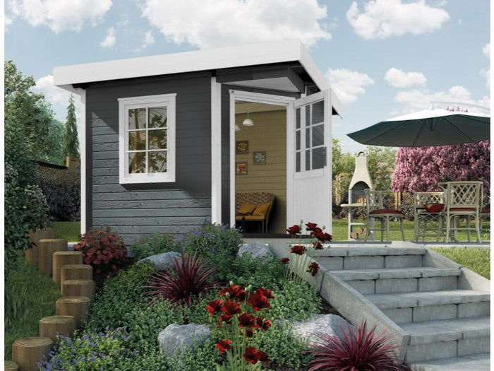 Weka Gartenhaus 5-Eck-Haus 213 Gr 1 anthrazit