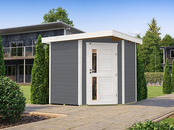 Weka Gartenhaus 5-Eck-Haus 229 A Gr 1 grau