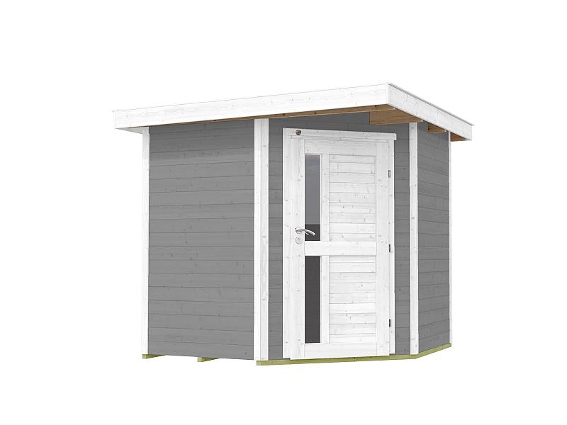 Weka Gartenhaus 5-Eck-Haus 229 A Gr 1 grau