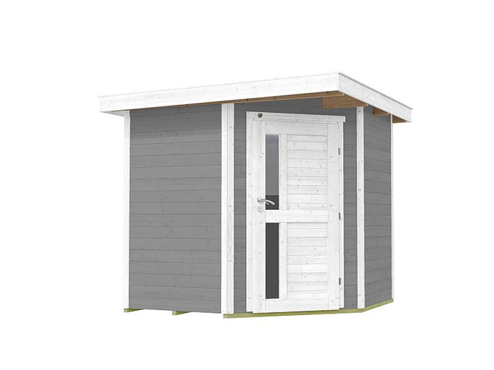 Weka Gartenhaus 5-Eck-Haus 229 A Gr 1 grau