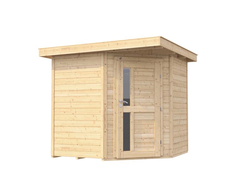 Weka Gartenhaus 5-Eck-Haus 229 A Gr 1 natur