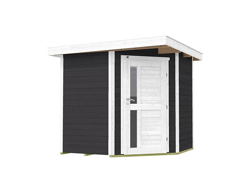 Weka Gartenhaus 5-Eck-Haus 229 A Gr 1 anthrazit
