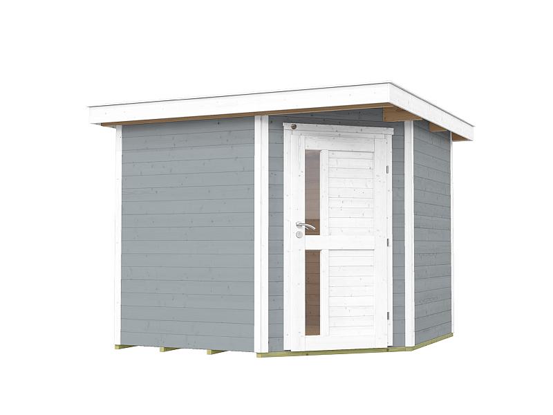 Weka Gartenhaus 5-Eck-Haus 229 A Gr 2 grau