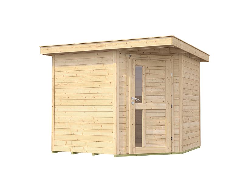 Weka Gartenhaus 5-Eck-Haus 229 A Gr 2 natur