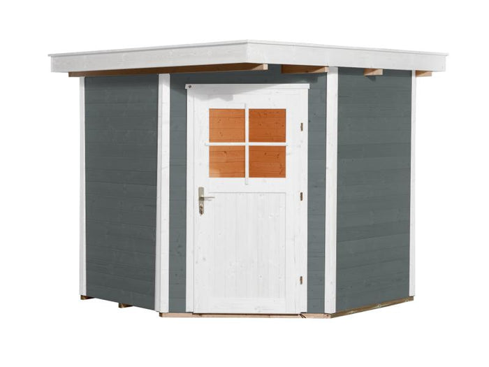 Weka Gartenhaus 5-Eck-Haus 229 Gr 1 grau