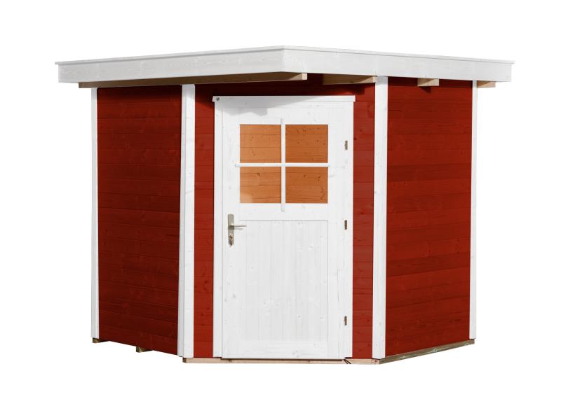 Weka Gartenhaus 5-Eck-Haus 229 Gr 1 schwedenrot
