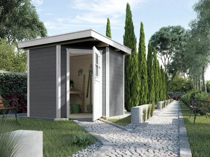 Weka Gartenhaus 5-Eck-Haus 229 Gr 2 grau