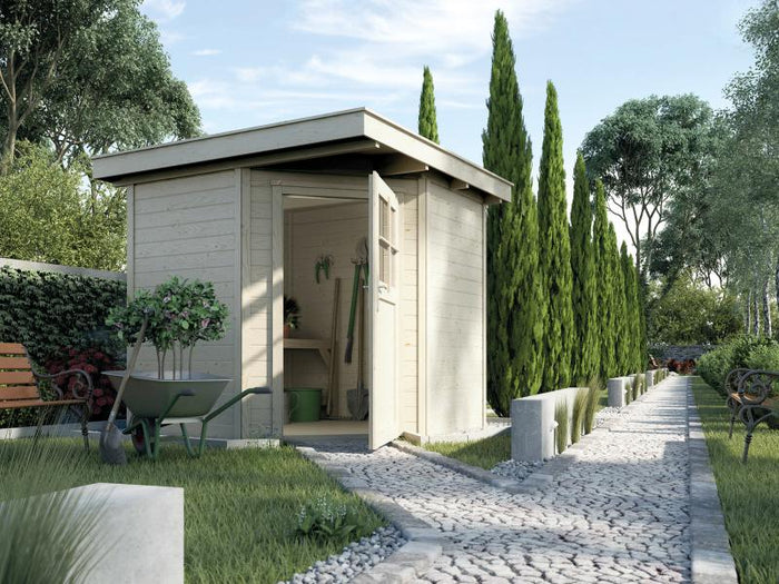 Weka Gartenhaus 5-Eck-Haus 229 Gr 2 natur