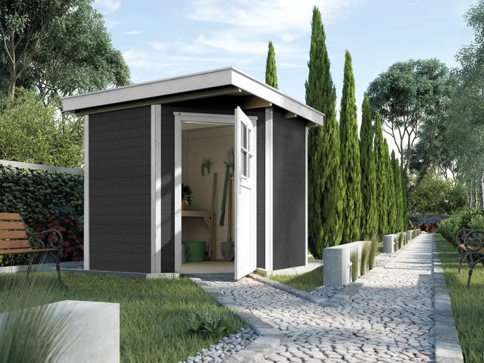 Weka Gartenhaus 5-Eck-Haus 229 Gr 2 anthrazit