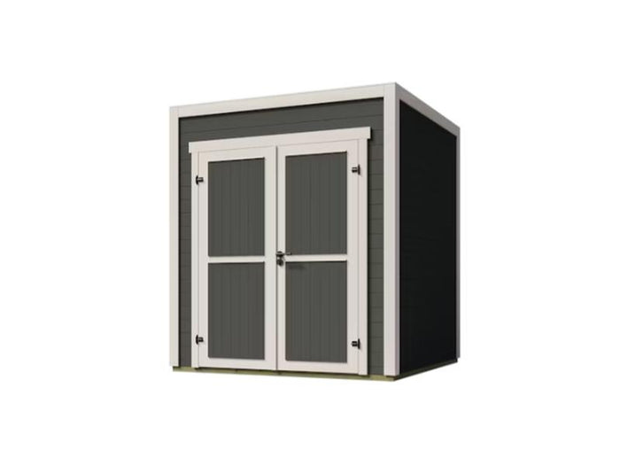 Weka Gartenhaus Batu 1, 28mm, inkl. Vollholz-Doppeltür, Dunkelgrau